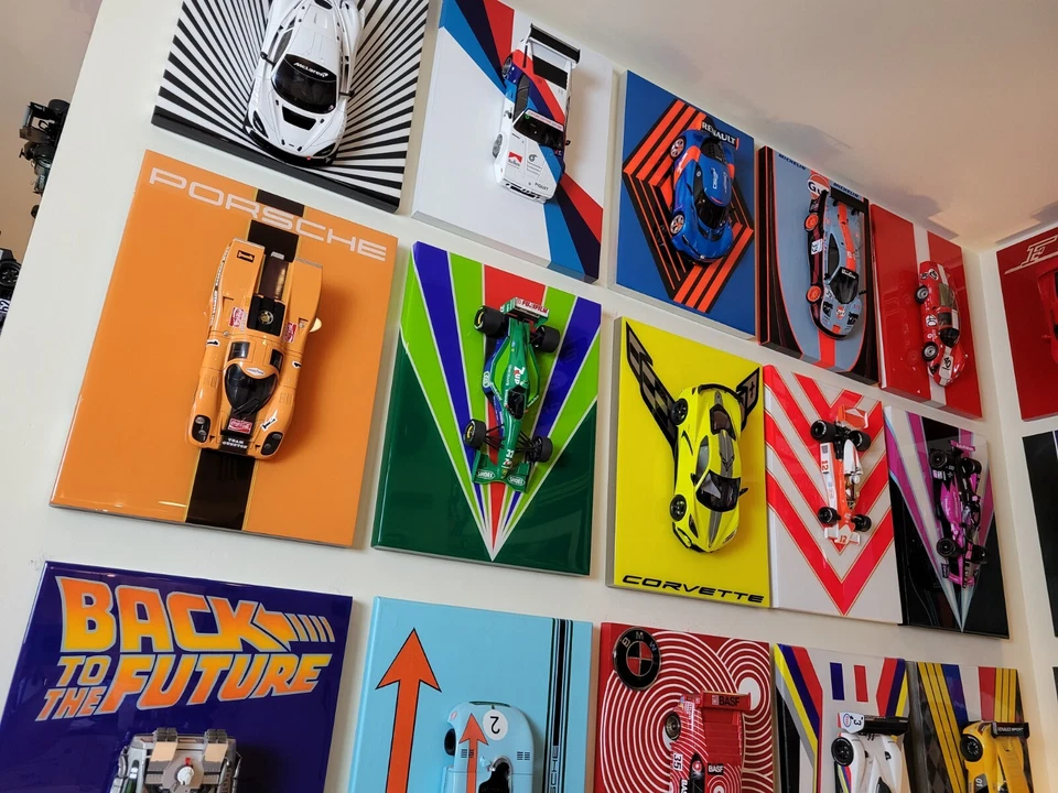 1/18 Jordan 191 F1 Michael Schumacher #32 Minichamps Wall Art Model Mount - Image 3 of 4