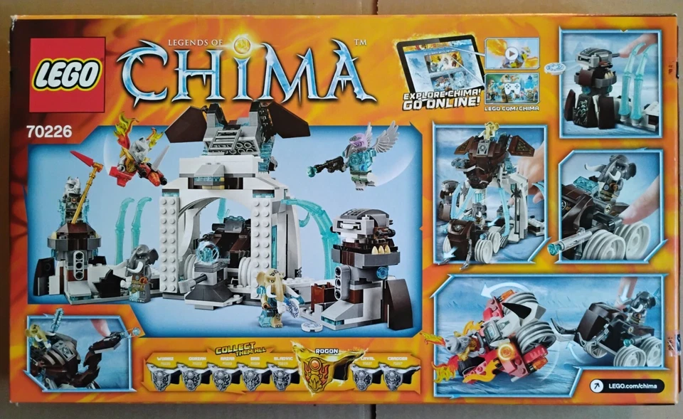 *NEW* LEGO Chima *MAMMOTH'S FROZEN STRONGHOLD* 70226 Rogon Rinona Maula RETIRED - Image 2 of 4