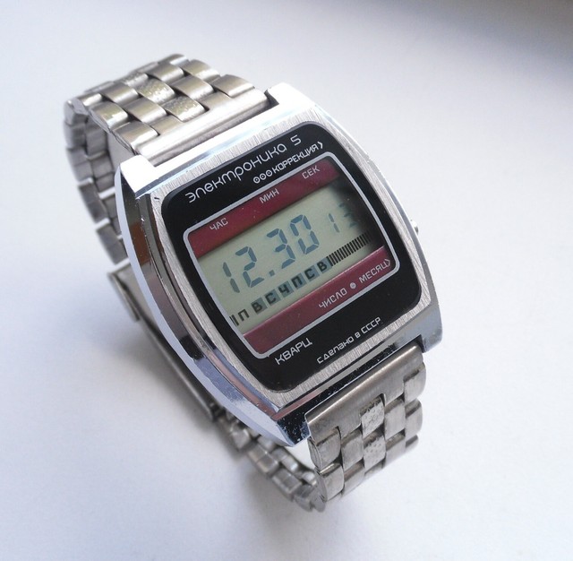 russian digital watch