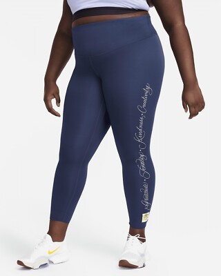 Nike One Luxe Women's Infinalon Training Leggings Plus Size 2X