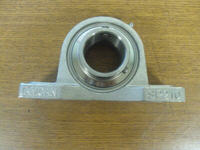 AMCAN SP210 PILLOW BLOCK AND MUC210-31G STAINLESS BEARING NEW