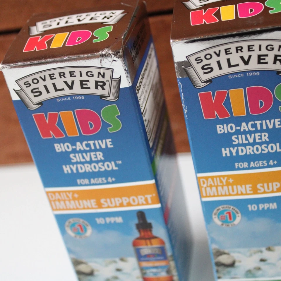 Sovereign Silver Bio-Active Silver Hidrosol for Kids Fine Mist Paquete 3 12/2025 Foto 4 de 4