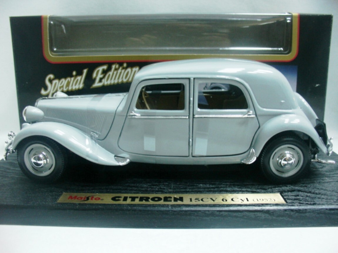 WOW EXTREMELY RARE Citroen Traction Avant 15cv SWB 1952 Grey 31837