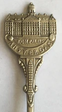Vintage Souvenir Spoon Collectible Kon Paleis Amsterdam Holland
