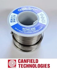 1 lb Canfield Quik-Set Solder Quick-Set - Liquid to Solid Instantly -Made in USA
