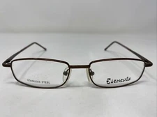 Elements ELEMENTS#7 BROWN 51-18-140 Metal Full Rim Eyeglasses Frame KE83