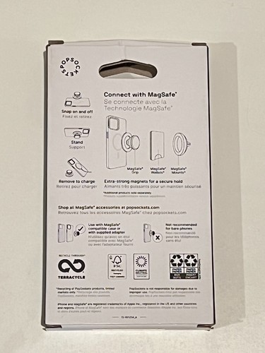PopSockets Magnetic MagSafe Phone Grip & Stand for iPhone - Black - 第 2/2 張圖片
