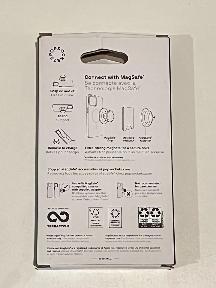 PopSockets Magnetic MagSafe Phone Grip & Stand for iPhone - Black - Image 2 of 2