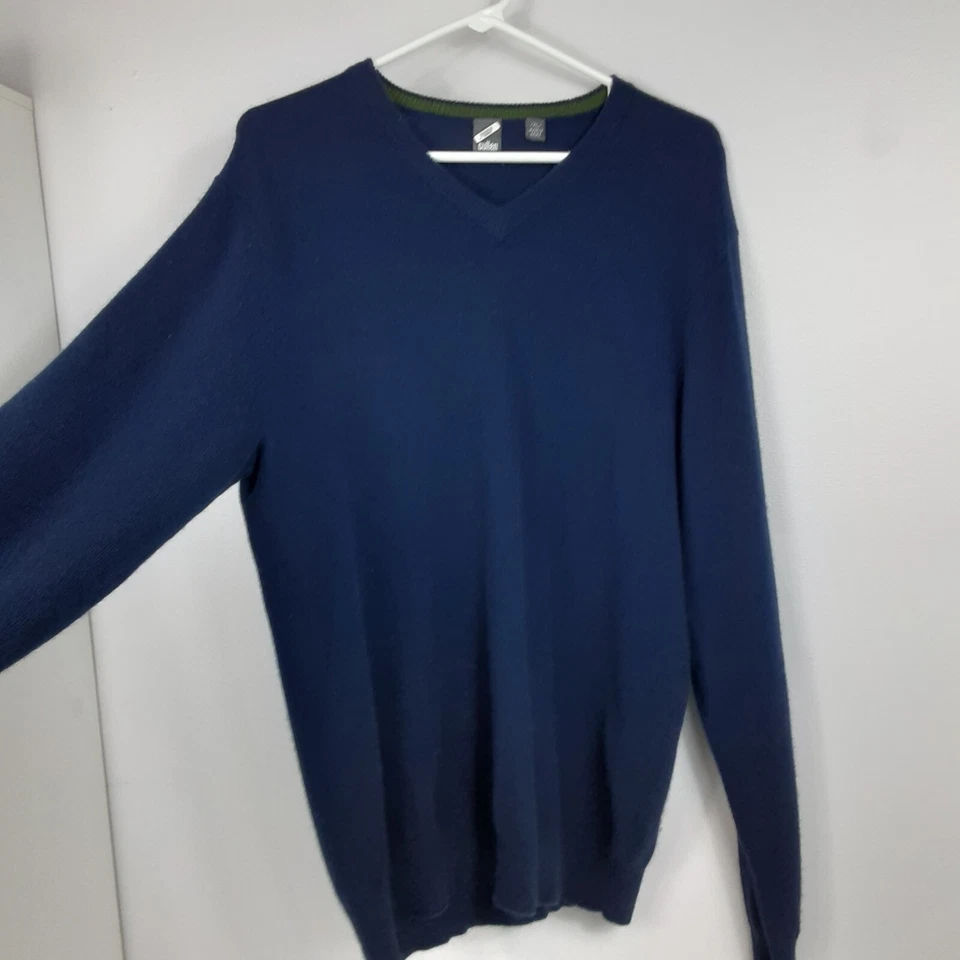 Suéter tejido cachemir CULLEN talla XL suéter cuello en V Foto 3 de 4