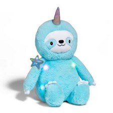 FAO Schwarz LED Toy Plush with Sound - 15" Slothicorn