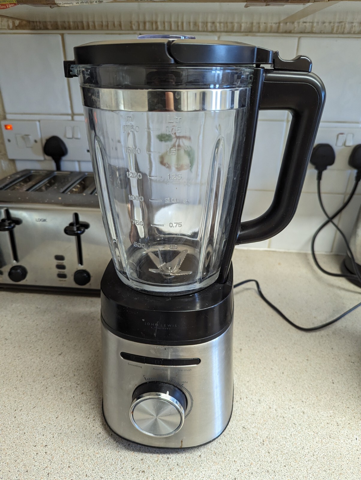 John Lewis Glass Jug Food Blender eBay