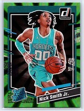 2023-24 Panini Donruss - Rated Rookie #248 Nick Smith Jr. (RC) Holo Green Laser