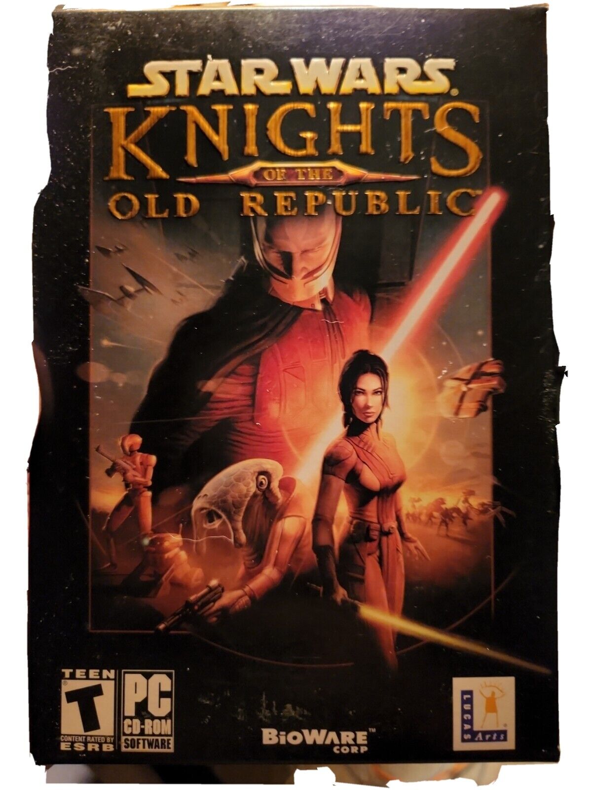  Star Wars Knights of the Old Republic - PC : Complete w/Big Box  & Manual: Video Games