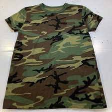 ROTHCO TACTICAL ARMY CAMO CAMOUFLAGE TEE T SHIRT Mens M Green
