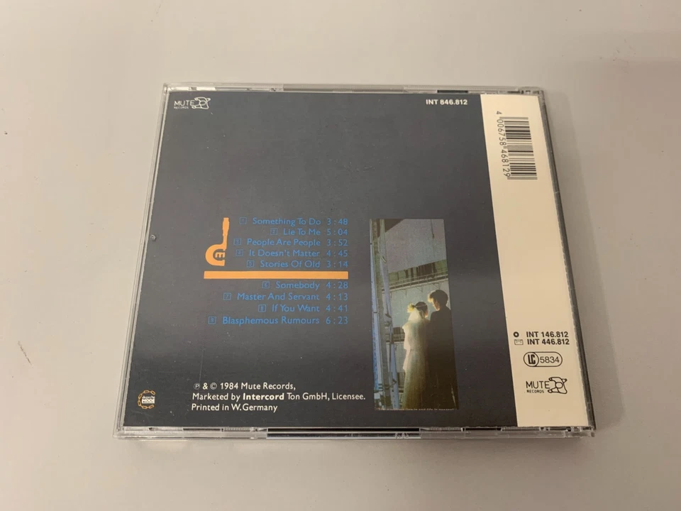 Depeche Mode – Some Great Reward CD © 1984/85 (metallic blue stripe) INT 846.812 - Bild 4 von 4
