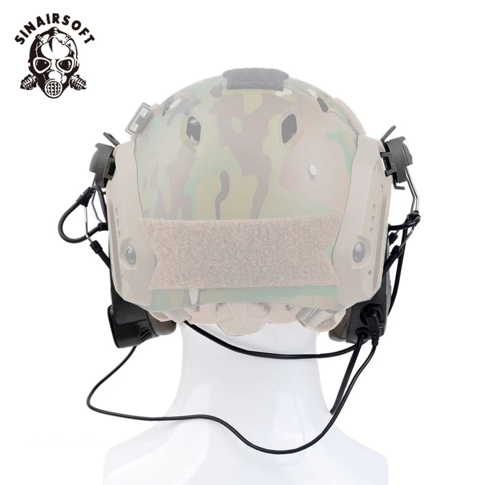 Sinairsoft Z Tactical Comtac I Anti Noise Headset W/Rail Adapter For FAST Helmet - Image 4 of 4