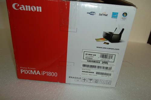 Canon PIXMA iP1800 Photo Printer 1200dpi 4x6 Exif Print USB PC/Mac 1855B002 NEW - Picture 6 of 10