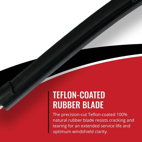 Rear Bracketless Windshield Wiper Blades for Chevy Suburban 1500 2500 Tahoe ib - Picture 5 of 8