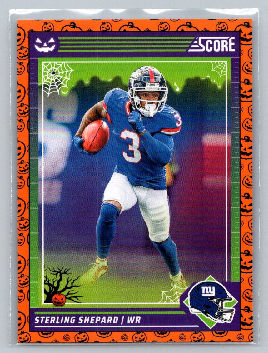 2024 Score Treat Orange Pumpkin Parallel #209 Sterling Shepard New