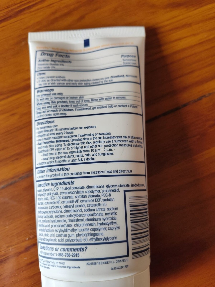 CeraVe Hydrating Sunscreen Body SPF 30 - 5 oz 3606000514997 CeraVe Hydrating Sunscreen Body SPF 30 - 5 oz 3606000514997