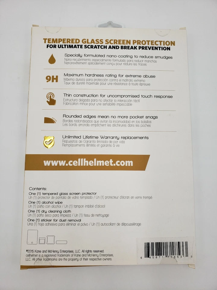 Cellhellmet Glass Clear Screen Protector For LG G Pad F 8.0 - Image 2 of 2