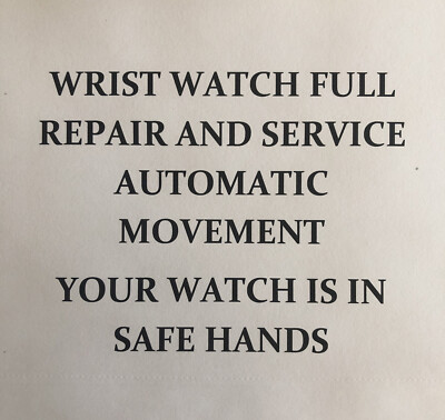 Vintage Automatic Wristwatch Full REPAIR And SERVICE W/ WARRANTY