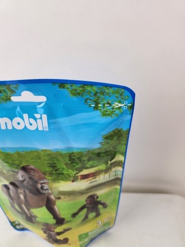 Gorilla Family Playmobil 6639 Babies & Mom New 2014 Made In Germany - Picture 4 of 8