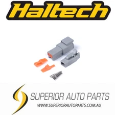 Haltech Plug and Pins Only - Matching Set Deutsch DTM-2 Connectors (7.5 Amp)