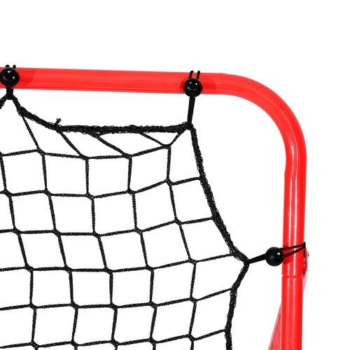 Fußball Rebounder Rückprallwand Kickback Tragbares einstellbar Tor Trainingsnetz - Bild 7 von 9