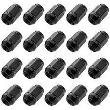 Radmuttern Muttern Geschlossen Schwarz SW21 Alufelgen für Honda Civic Accord 20x