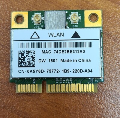 Broadcom Wireless Card Mini PCI Express 2 Port BCM94313HMG2L 0K5Y6D