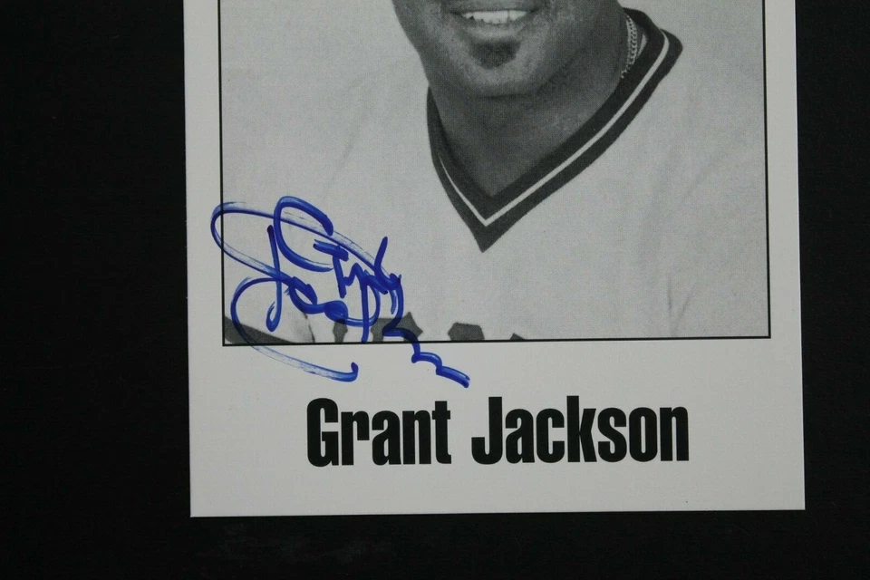 Grant Jackson Pittsburgh Pirates Signed Autograph 3x5 Photo - Image 2 of 3