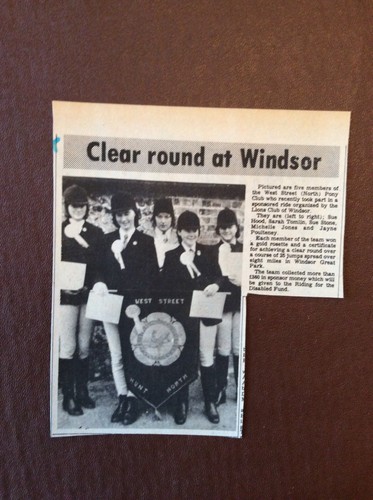 A4f Ephemera 1975 Bild West Street Pony Club Hood Tomlin Stone Jones Poultene