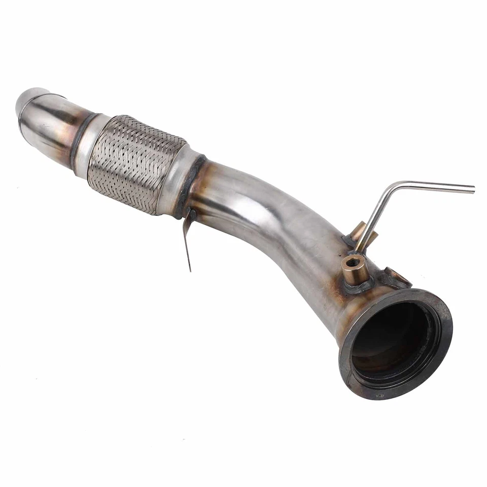Edelstahl Downpipe Hosenrohr 3 Zoll 76mm Für Bmw 5er E60 E61 530d 530xd E90 E91 - Bild 4 von 4