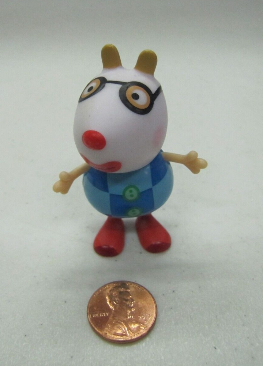 2003 Peppa Pig Figura PEDRO PONY CLOWN Mini Figure Bambola Jazwares Amici Giocattolo 2 5