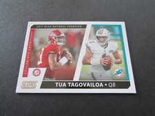 2021 Score Football Tua Tagovailoa Collegiate Champions Card #CC2