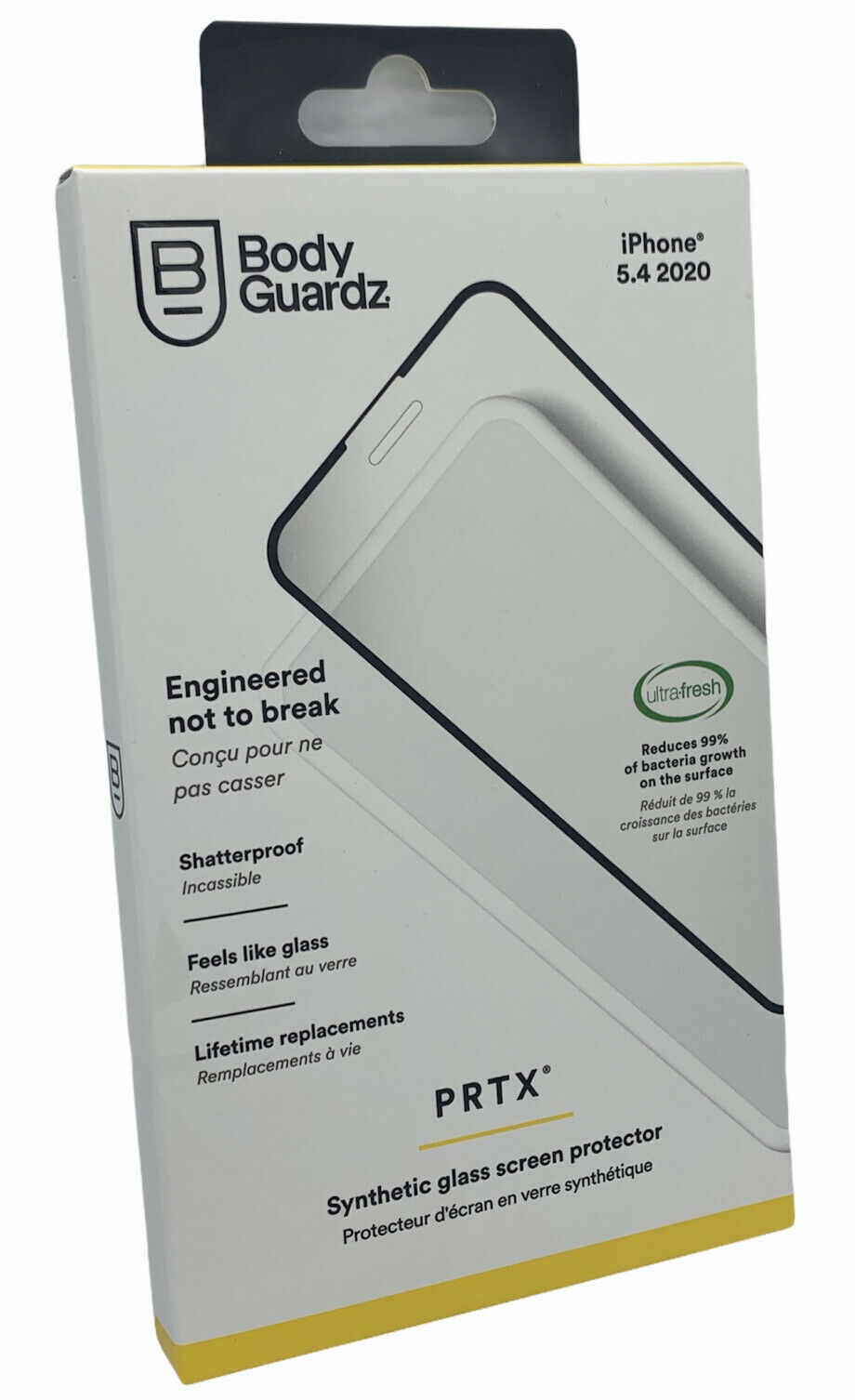 10 Pack BodyGuardz PRTX Synthetic Glass Screen Protector Apple iPhone