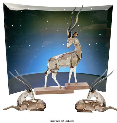 Swarovski scs Stag gazelle Star crystal Display large Read