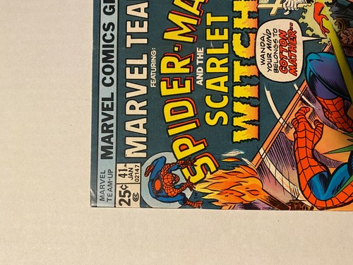 MARVEL TEAM-UP #41 SPIDER-MAN AND SCARLET WITCH - Picture 5 of 6