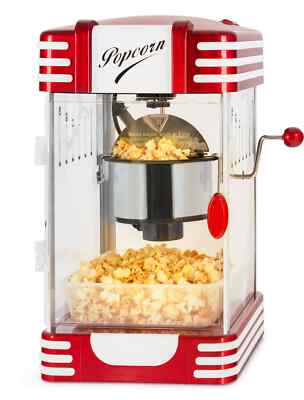 Profi Popcornmaschine Retro Popcorn Maker Home Cinema Kino Popcornautomat 300W