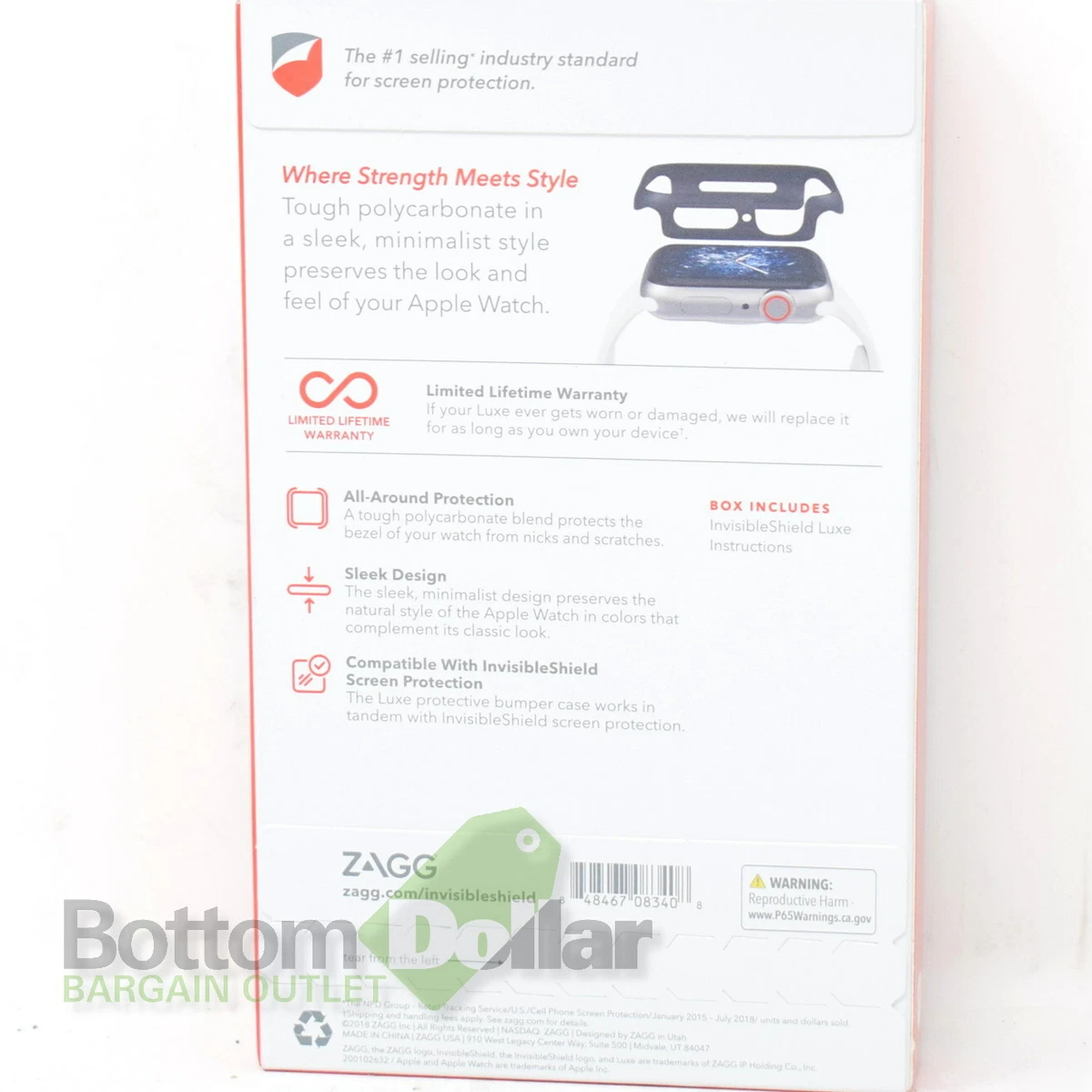 Zagg apple watch deals series 4 bumper case