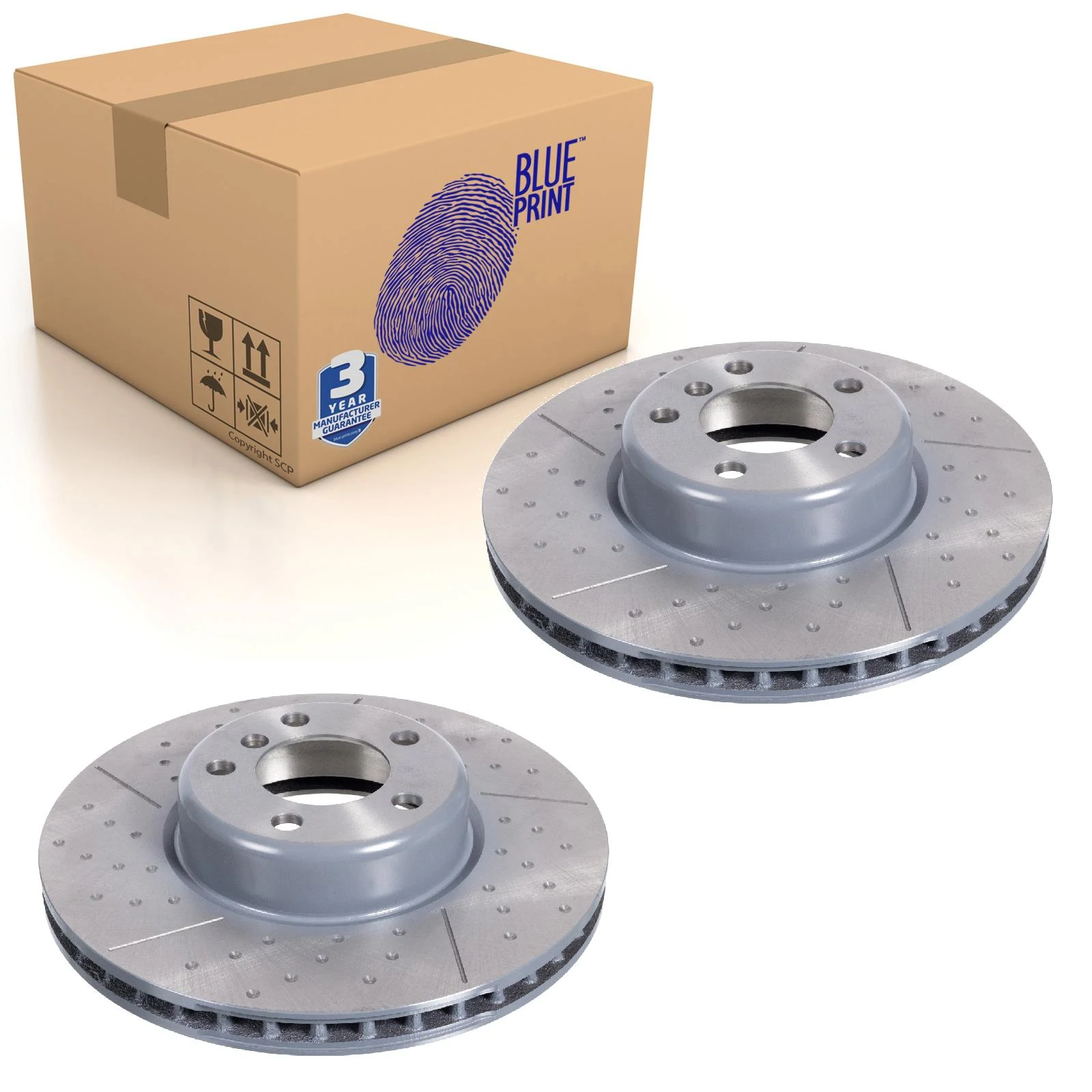 2x Brake Discs Pair Vented fits BMW 220D F22, F23 2.0D Front 13 to 20 340mm Set - Image 29