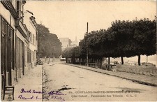Old postcard Conflans-Sainte-Honorine Fin-d'Oise - Quai Cahart - Promenade (1412322)