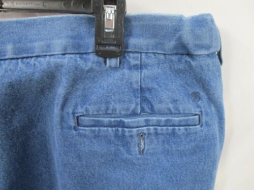 Haggar Mens Jeans 44X30 Blue Straight Leg Pockets Button Zip Classic Fit Cotton - Picture 5 of 10