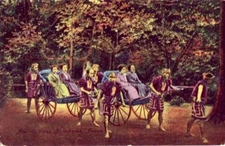 JAPAN YOKOHAMA JIN-RIKI-SHA-S 1910 carriage