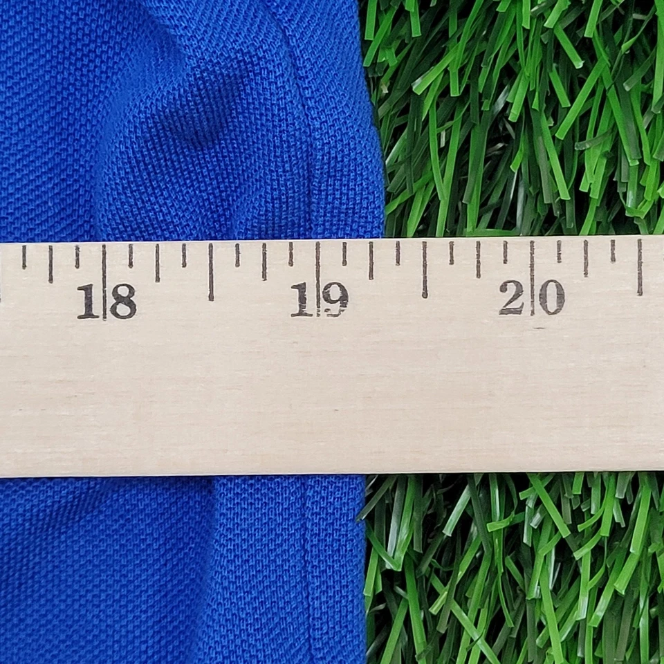 Polo de golf Ralph-Lauren vintage M 19x26 azul pequeño pony Foto 4 de 4