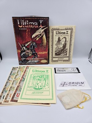 Ultima I: The First Age of Darkness   Commodore 64   Complete in Box CIB- TESTED
