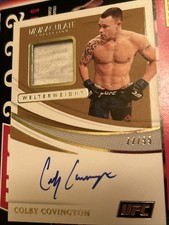 2021 Panini Immaculate Collection UFC Patch Auto Colby Covington  /99