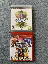 The Sims 3 Playstation 3 PS3 Used Complete & Kingdom Hearts 1.5 New Sealed READ