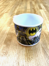 Vintage 1991 Batman Returns Mug Cup DC Comics Batmobile Gotham City